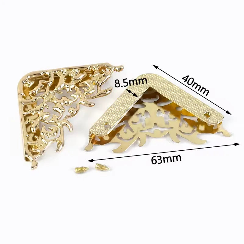 MZhardware Wholesale Price Metal Bag Corner Protector Metal Corner for Leather Bags Metal Corners for Books