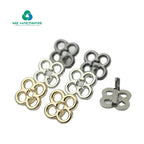Wholesale Metal Flower Shape Decorated Buckle Accessories Small Flower Shoes Clasp Metal Bag Shoes Accessories