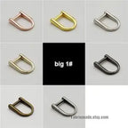 Anti-oxidation Metal Zipper Zipper Head/D Buckle/trapezoidal Pull Tab Zipper Head Accessories Handmade Luggage Bags Leather Sofa
