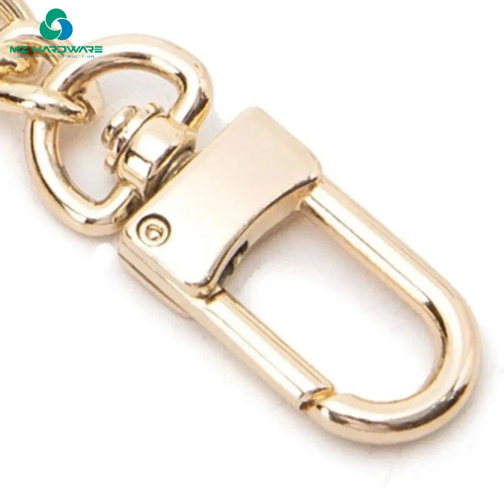 MZhardware Golden Bag Chain Accessories Metal Crossbody Shoulder Belt Underarm Chains Replacement Bags Strap for Women's Bag