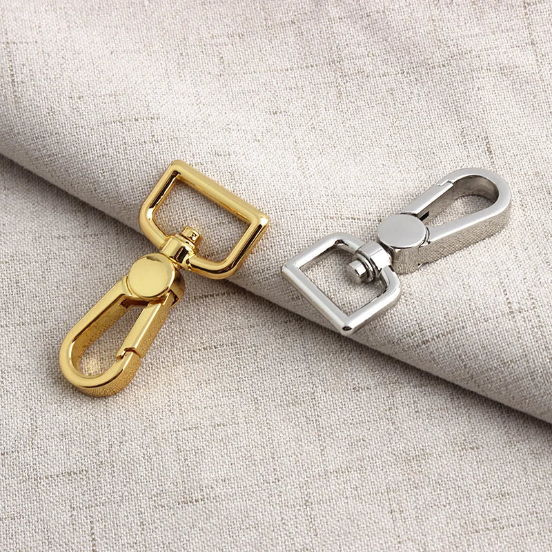 Customized Logo Snap Hook Bag Accessories Swivel Clasp Key Holder Bag Shoulder Linker for Dog Chain and Handbag