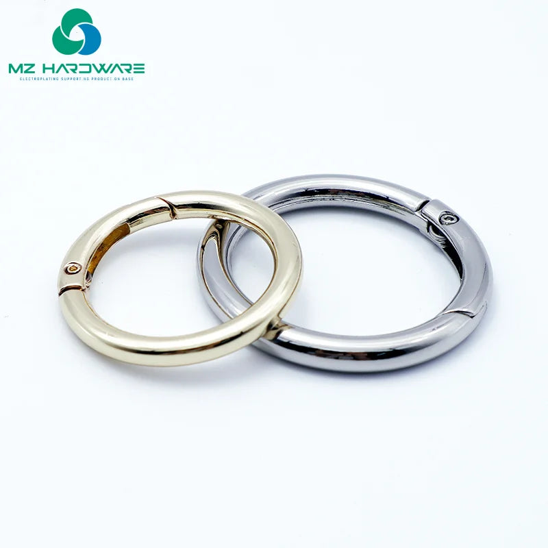 O Ring DIY Spring Ring Handmade Bags Connect Clasp Hook Zinc Alloy Factory Round Ring for Bag Chain Keychain Accessories