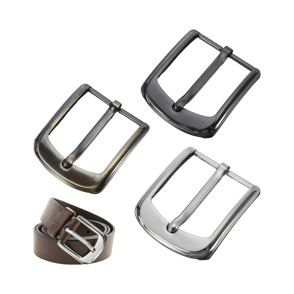 MZ High Quality Metal Belt Buckle 40 Mm(1.6 Inch),Single Prong Square Replacement Belts Buckles Classic Belts Buckles for Men