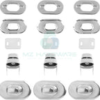 Factory Silver Twist Turn Lock Clasp for Purse Handbag Making Hardware Closures Fasteners Leather Special Bag Parts Accessories
