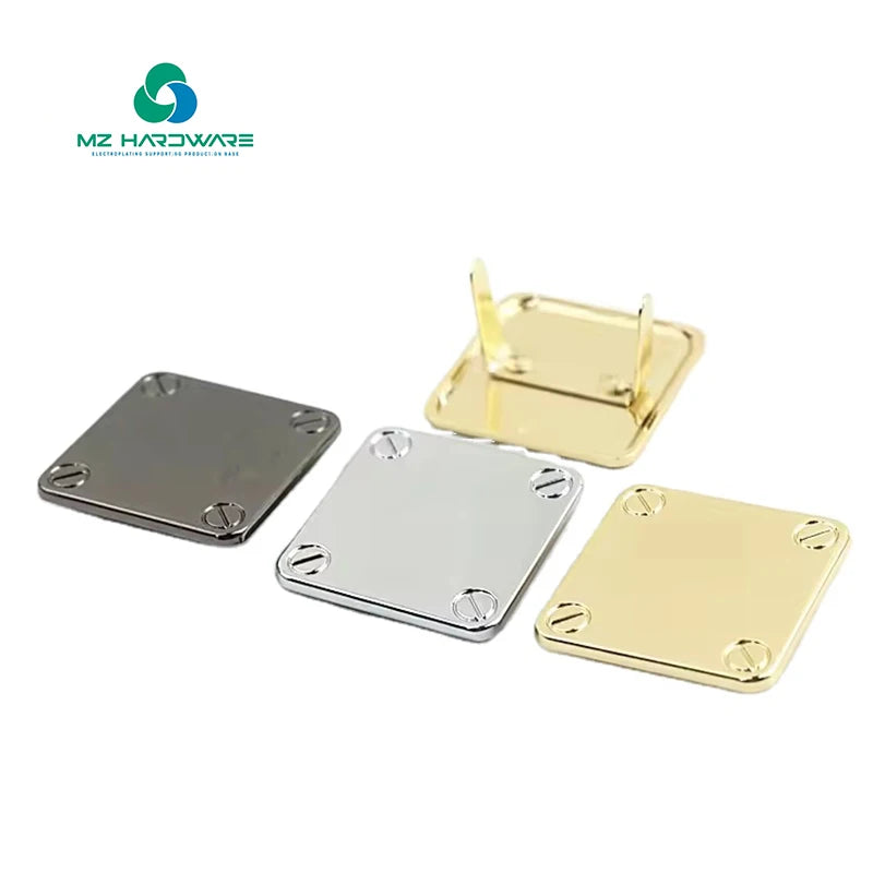 Factory Direct Sale Metal Logo Tags Carved Bag Accessories Handbag Metal Platemetal Plates Brand Logos for Handbag