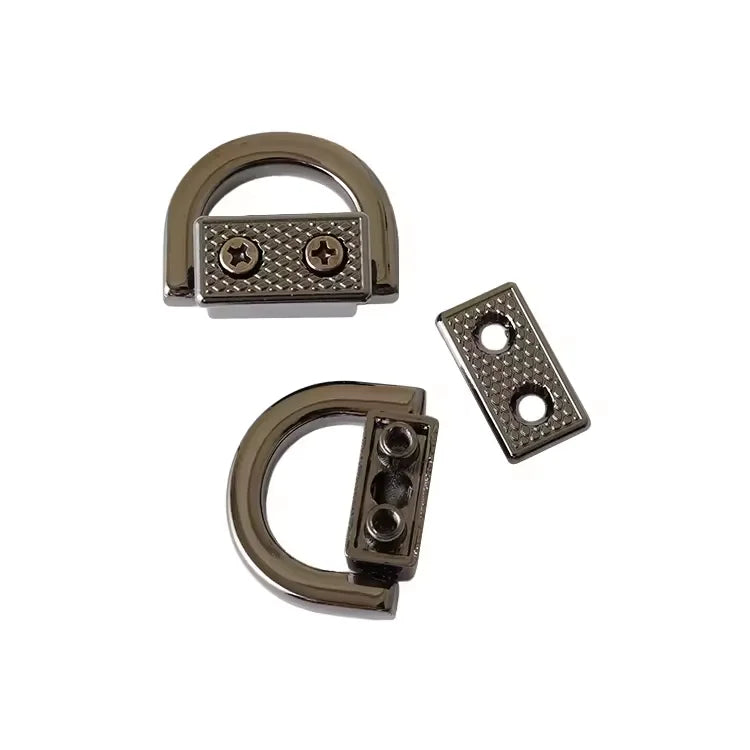 New Design Bag Hanger Hardware Accessories Handbag Rings Arch Bridge Bag Side Clip Buckles Screw
