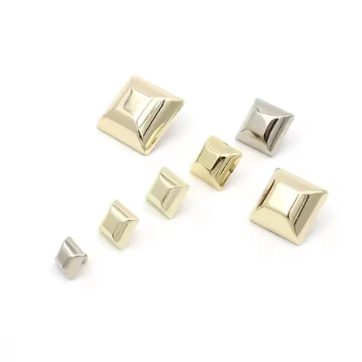 MZ Customized Color Chicago Screws Stainless Steel Decorative Round Head Button Rivets Studs Different Shapes for Leather Belt