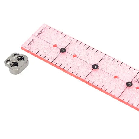 OEM Customized Portable Metal Rope Lock Drawstring Toggle Lock Stopper for Cord Snap Buckles Stop Cord Diameter Locks