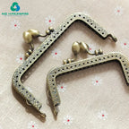 MZhardware DIY Craft Purse Bag Making Kiss Clasp Lock Metal Purse Frame Clutch Bag for Other Bag Parts & Accessories