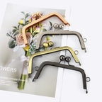 14cm High-grade Handle Trapezoidal Non-porous Bead Head Bag Handle Handbag Sewing Accessories Wallet Frame