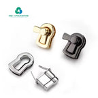 Fashionable Decoration Clip Purse Closure Alloy Turn Lock Metal Square Bag Lock Twist Lock for Handbags