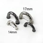 Cheap and High Quality Bag Buckle Hook Arch Bridge D Ring Buckle Diy Hardware Accessories Square Handle Holder