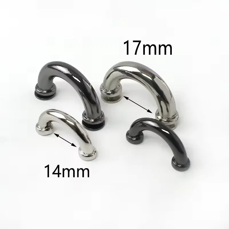 Cheap and High Quality Bag Buckle Hook Arch Bridge D Ring Buckle Diy Hardware Accessories Square Handle Holder