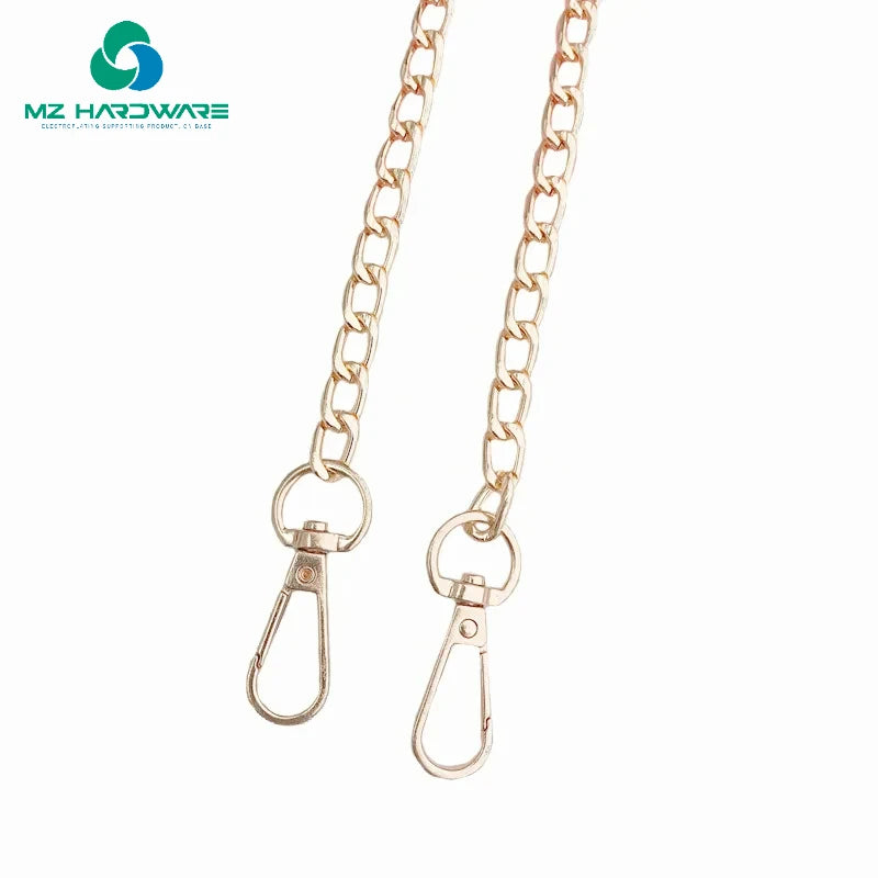 Metal Phone Chain Diy Wholesale Aluminum Designs Cloth Cutting Iron Metal New Gold Color Saw Chain for Girl Handbag