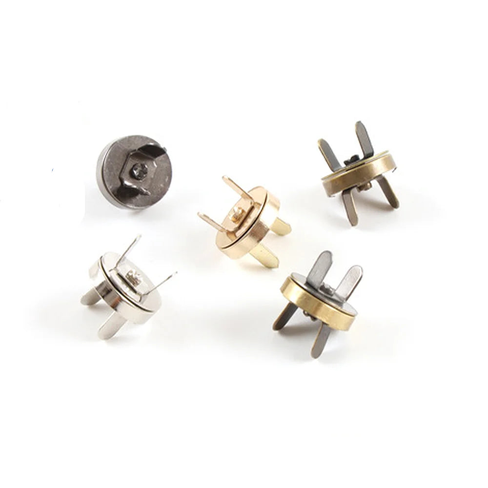 High Quality Brass Spring Press Popper Studs Magnetic Snap Buttons for Garment Accessories Buckles and Bag Fasteners