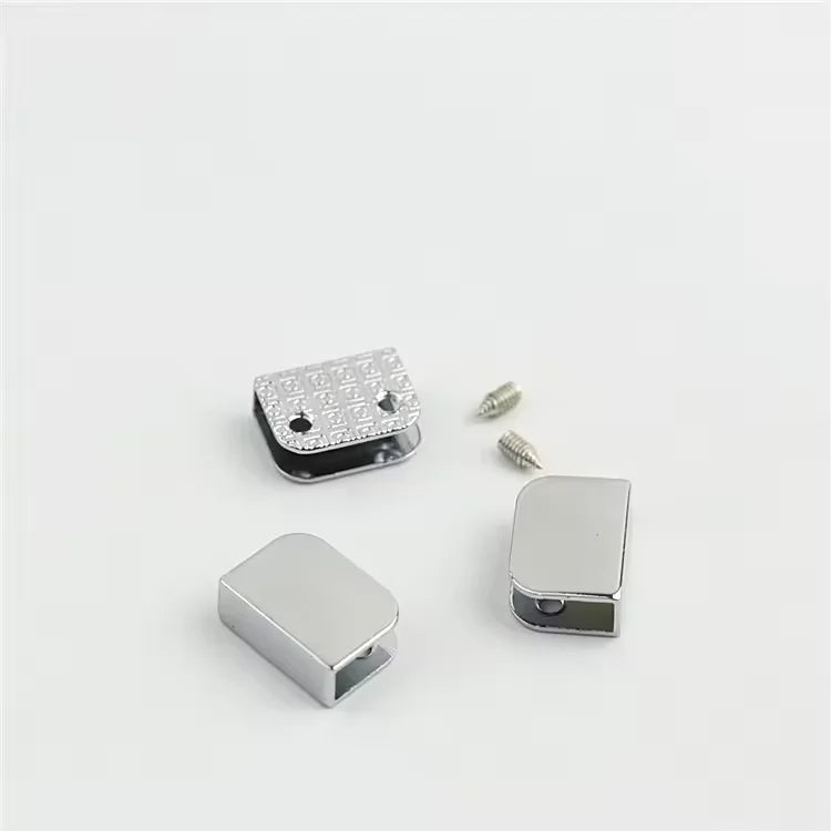 Good Quality Bag Accessories Edging Strip Corner Screw Clip Protection Buckle Metal Semicircle Magnetic Button Lock