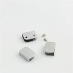Good Quality Bag Accessories Edging Strip Corner Screw Clip Protection Buckle Metal Semicircle Magnetic Button Lock