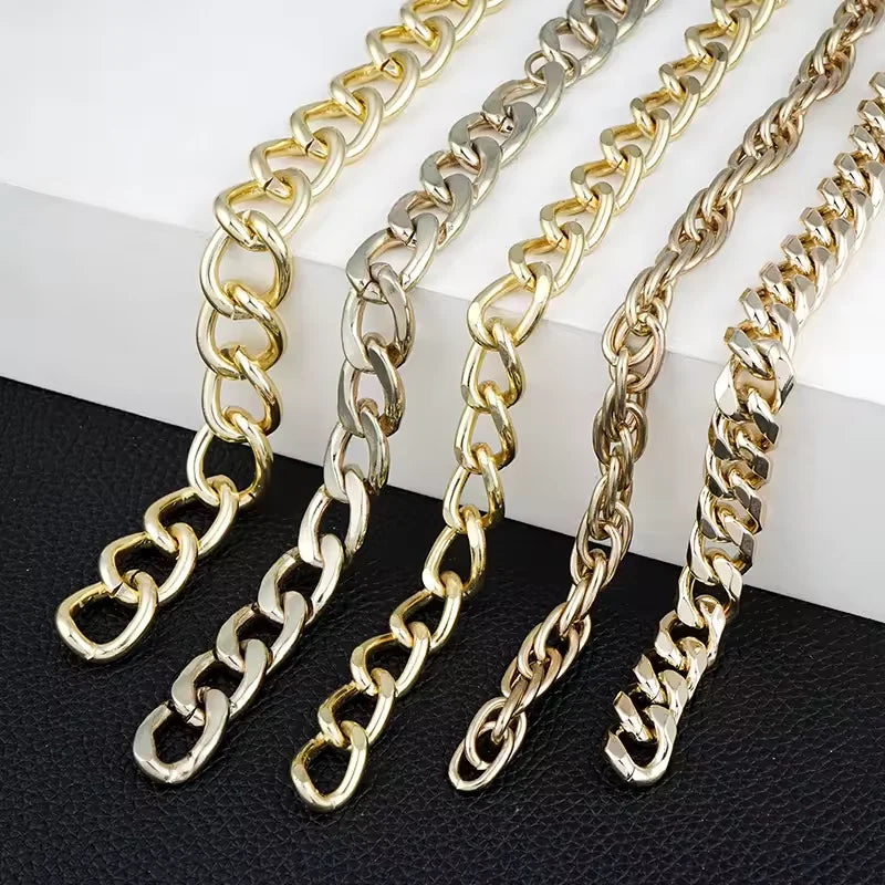 Metal Handbag Hardware Luggage Decoration Chain Metal Chain Strap for Handbag Bag Accessories