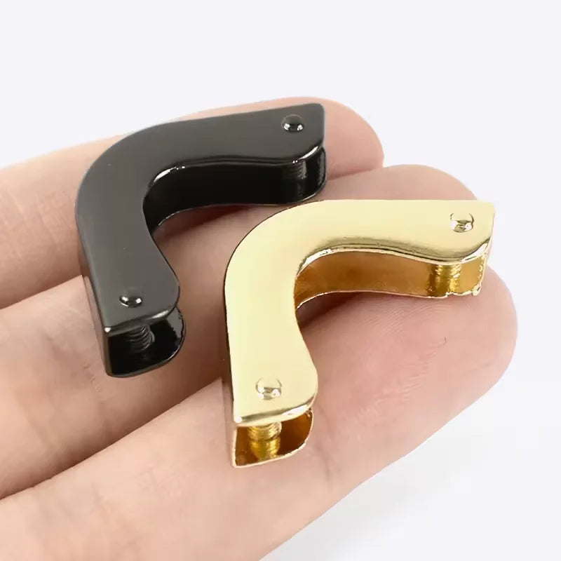 Most Popular Gold Black Book Corner Protectors Metal Corners for Books Decorative Flat Angle Bag Edge Corner Prot