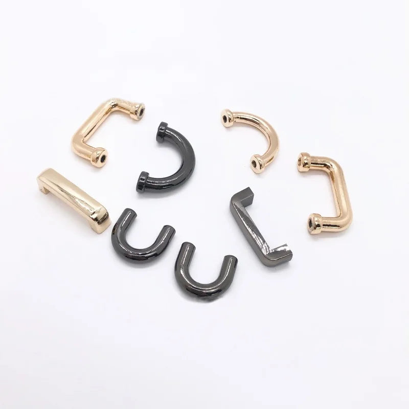 Metal Bag Part Handbag Accessory Premium Quality Solid Brass Metal Bag Hardware Lock Metal Accessories Arch Bridge for Bags