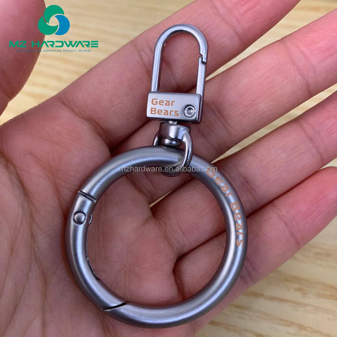 O Ring DIY Spring Ring Handmade Bags Connect Clasp Hook Zinc Alloy Factory Round Ring for Bag Chain Keychain Accessories