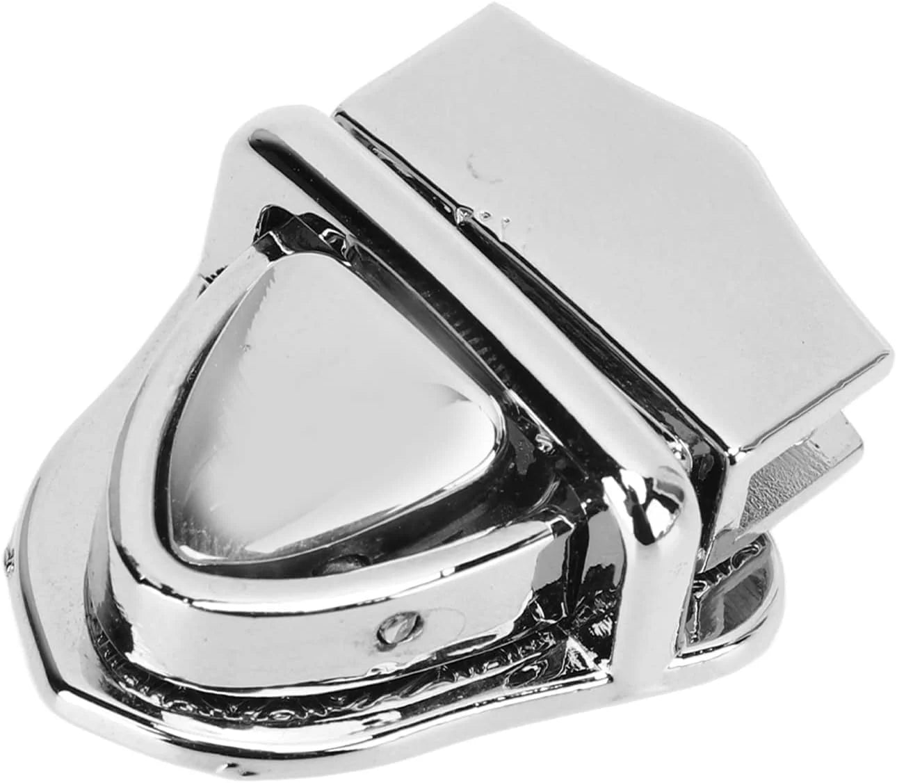 MZ Hardware Tuck Lock Clasp Catch Purse Thumb Buckle Purse Classic Glossy Alloy Purse Thumb Lock for DIY Wallet Leather Bag