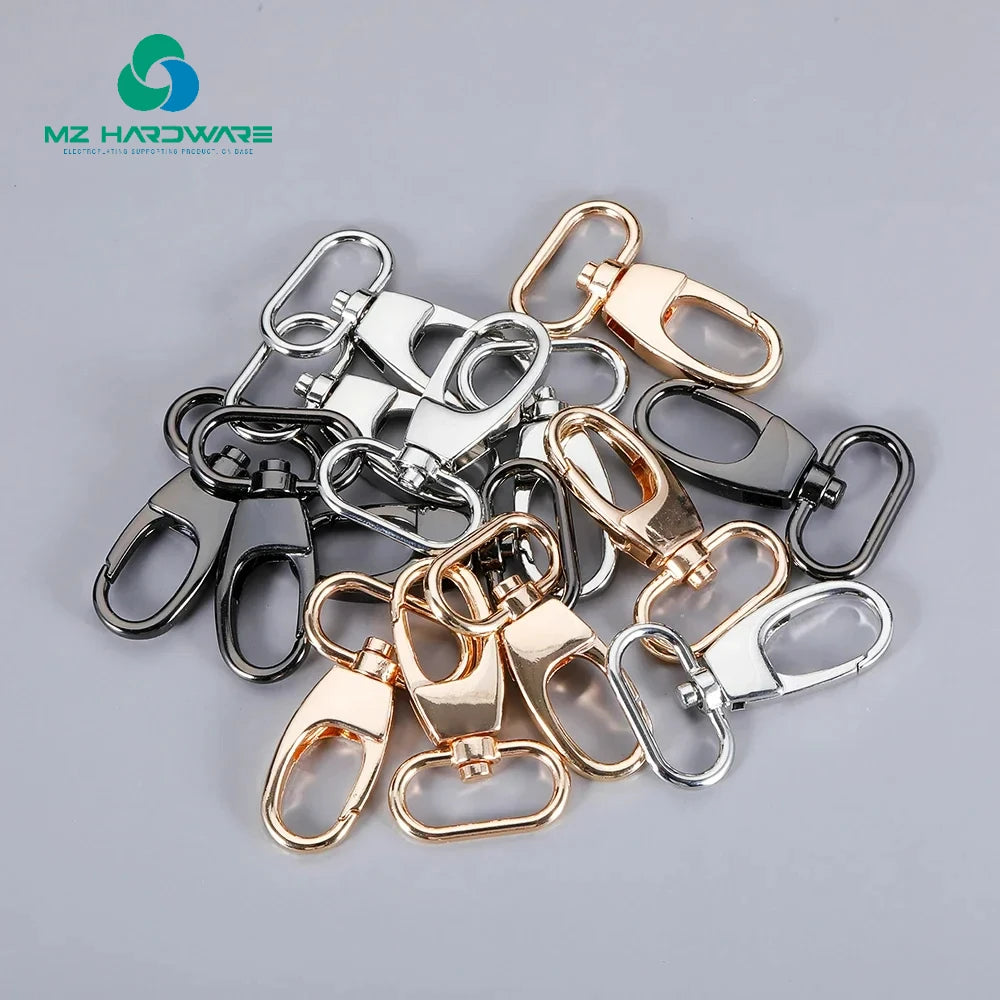 Eco-friendly Rack Plating Metal Alloy Lobster Clasps Swivel Trigger Snap Hook Buckle for Swivel Hooks for Purses