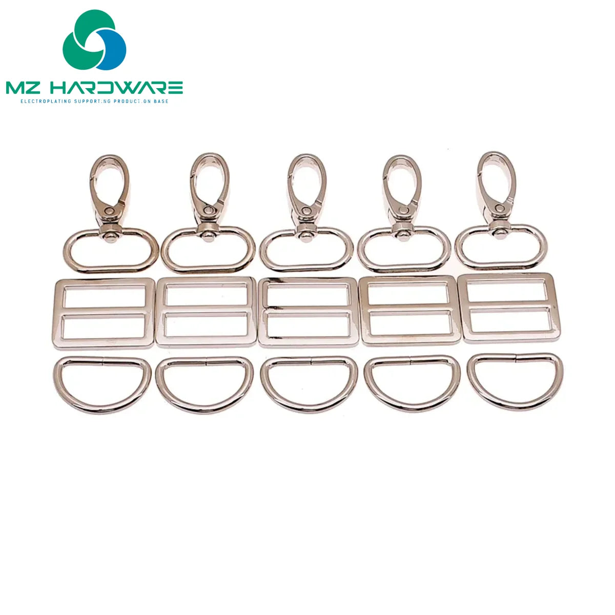 Adjustable Metal Buckle for Bag Backpack Cheap Price Rainbow Colors Webbing Strap with Slider and Clip Durable Belt Fastener