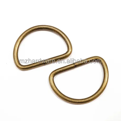 D Ring Buckle Iron Metal Accessories for Bag MakingSustainable and Fashionable Hardware 20 Pieces Per Pack
