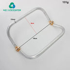 MZhardware15/19/21/25cm Aluminium Tube Purse Frame for Woven Handbags Clutch Pouch DIY Bag Metal Hardware Handmade Materials