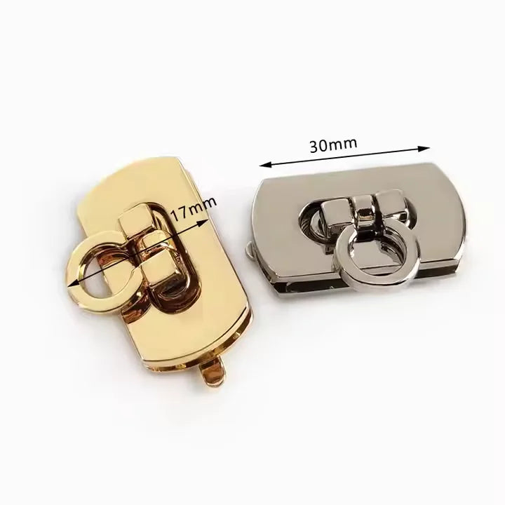 MZ Hardware Use Friendly Handbag Hardware Accessories Luggage Die-cast Latch Bag Latch Butterfly Lock