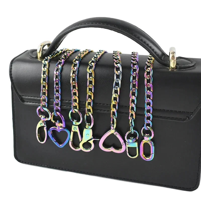 Custom 60/120 cm Other Bag Parts Accessories Metal Handbag Shoulder Strap Purse Chain Acrylic Bag Chain for Girls and Women