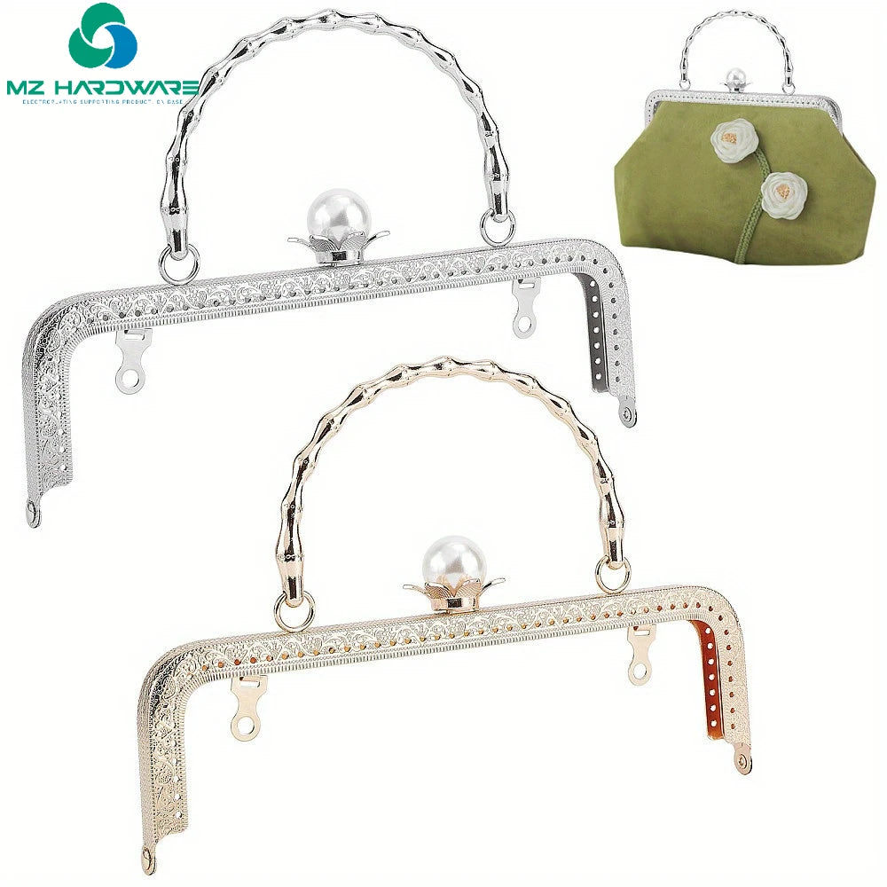 MZhardware DIY Craft Metal Purse Frame Stick Handle Bag Making Frame for Coin Purse Special Bag Parts & Accessories