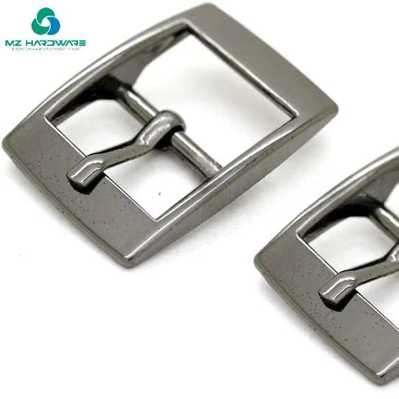 MZhardware High Quality 5/8 Inch Metal Adjustable Sliding Pin Buckle Belt Buckle Single Prong Oval Center Bar Buckle