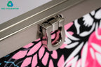 Open Clasp Brushed Gunmetal/Antique/Pure Black Clutch Straight Channel Wallet Frame, Purse Frame