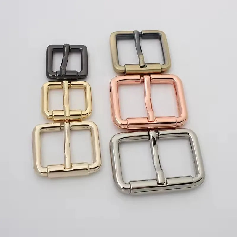 Cheap and High Quality Roller Pin Buckle Luxury Rectangular Pin Belt Buckle Button Handbag Bag Hardware
