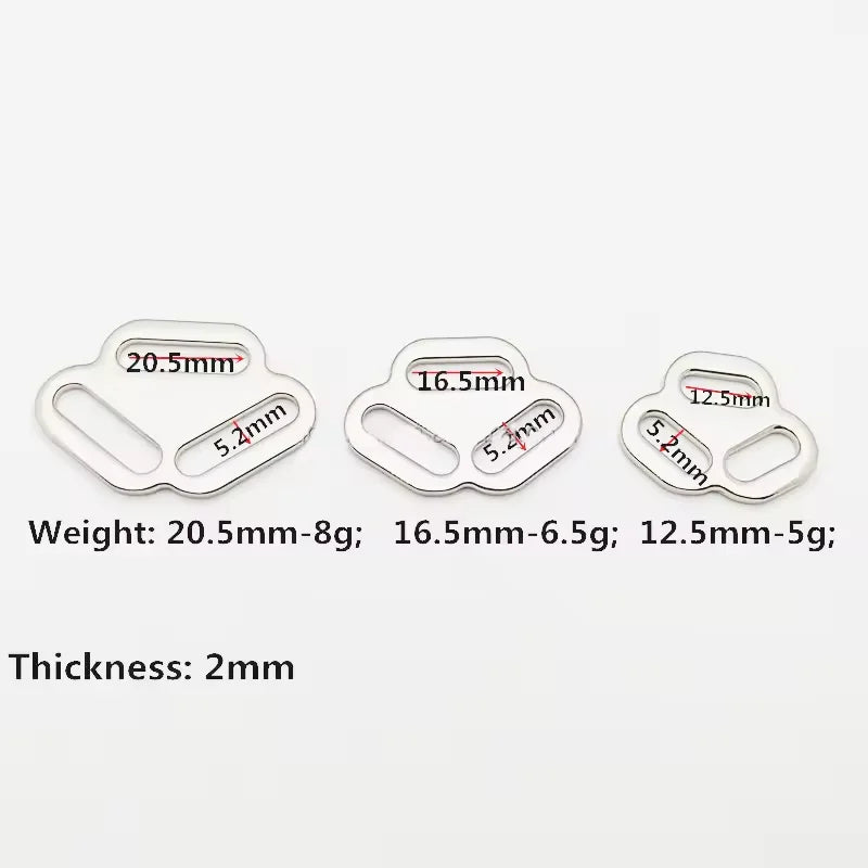 Cheap Price Curving Steel D Ring Zinc Alloy Triangle Buckle Sliding Belt Buckle D Ring Buckles Dog Collar Accessories
