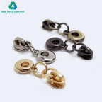 Customized Size Metal Hardware Accessories Zipper Slider Cat Eye Style for Diy Handmade Luggage
