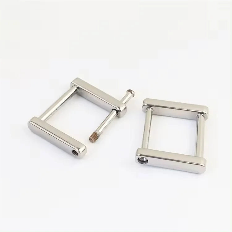 Handbag and Luggage Hardware Accessories Belt Buckles Metal Square Ring Buckle for Handbags