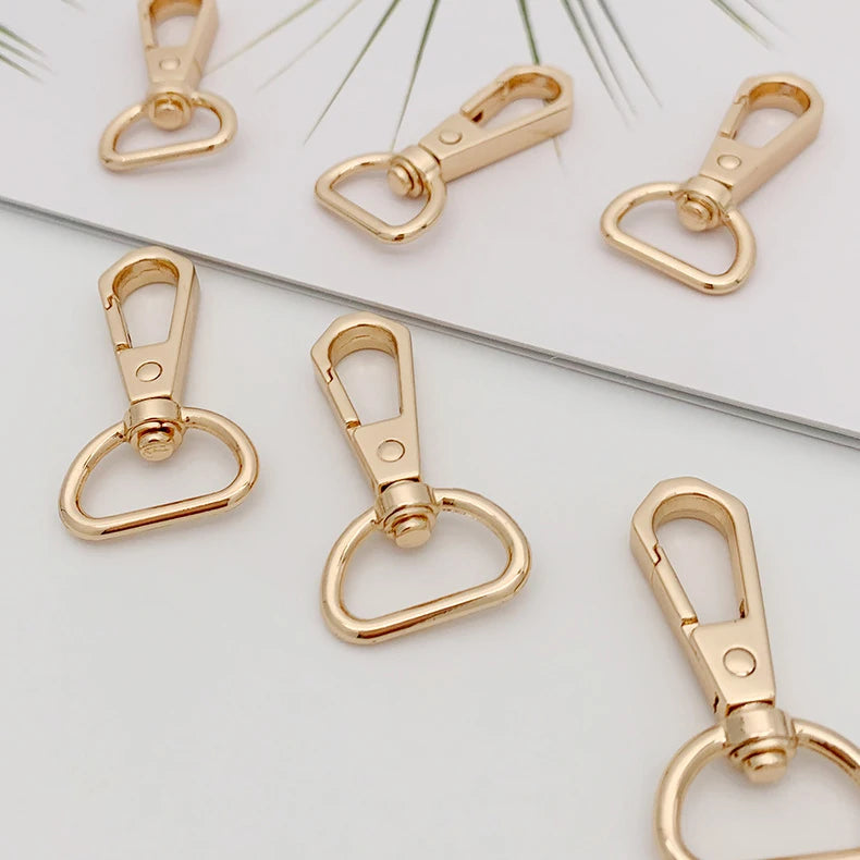 Factory Supply Bag Accessories Metal Swivel Snap Hook Custom Hardware Dog Hook for Pet Leash Handbag Strap Lanyard Safety Buckle