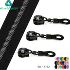 Eco-friendly  Metal Zipper Head Zipper Pull #3/5/8 Custom Color Metal for Bag  Clothing Coat Bag Sewing Multi-color Close-End