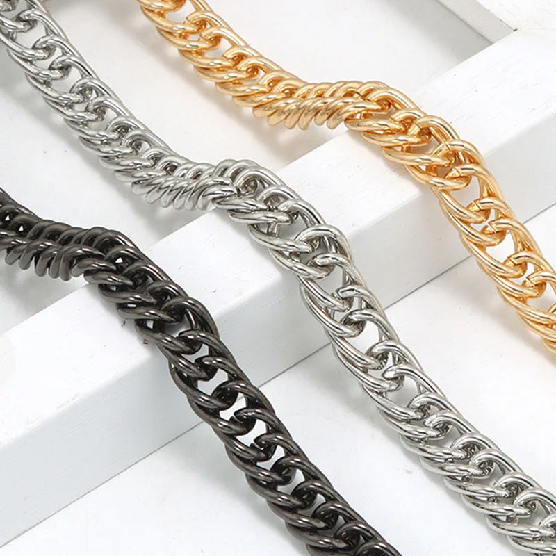 MZhardware High Quality Metal Bag Chain Adjustable Strap Open Spring Hook Strap for Women Purse Handbag Handle Accessories