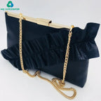 MZhardware 24cm Purse Frame Foldable Clutch Bag Purse Frame Come With Screws Light Gold