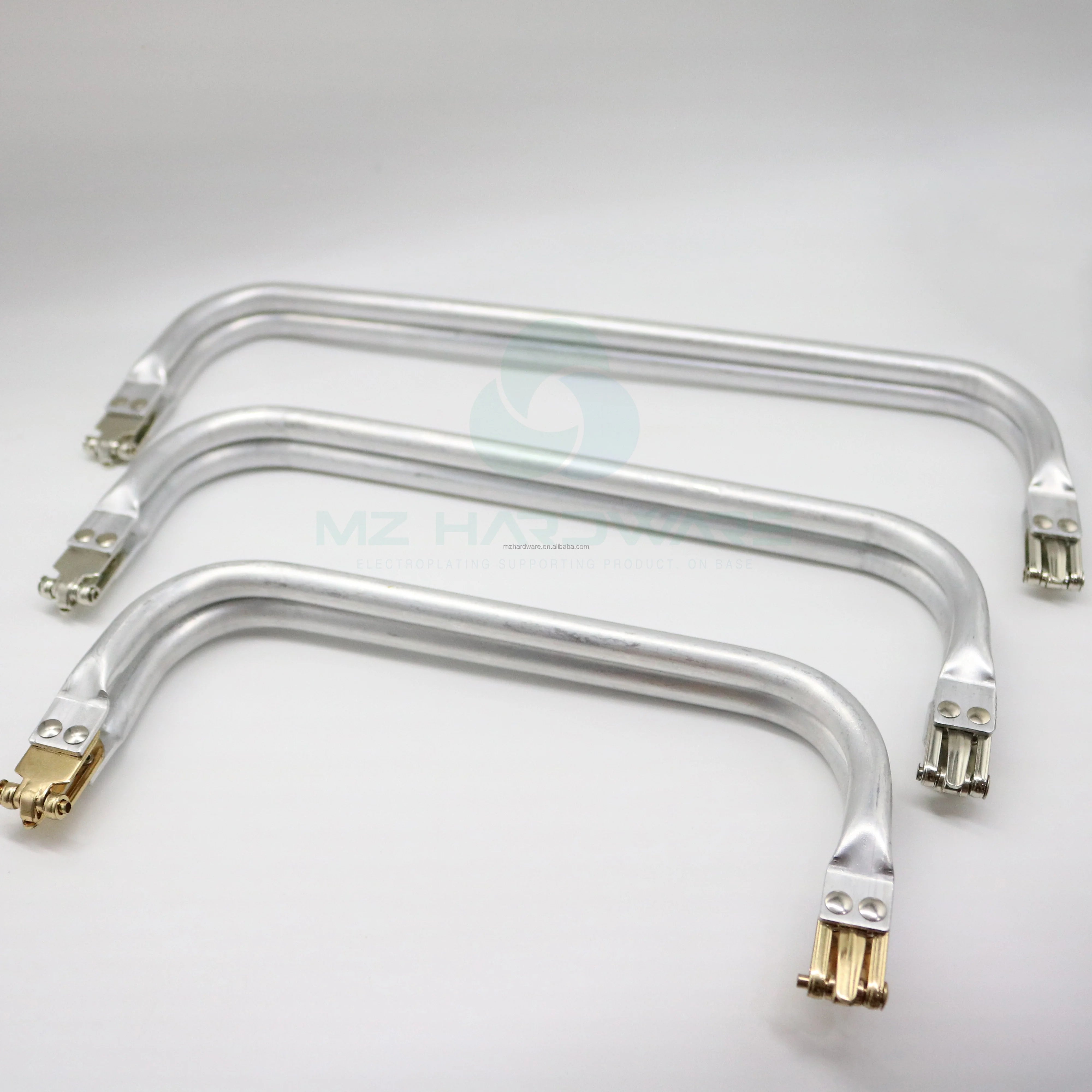 MZhardware Aluminum Tube Purse Frame for Clutch Striped Ladies' Dinner Bag & Bag Hardware Accessories Purse Frame