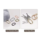 Good Quality Carabiner Metal Spring Key Ring Bag O Ring Buckle Carabiner Snap Spring Hook