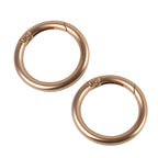 Bag Hardware Accessories O Ring Spring Clasp Open Ring Bag Buckle Metal Key Chain Spring Snap Hooks