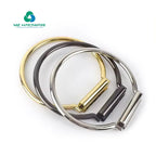 Factory Direct Sale Handbag Hardware Accessory Metal Handle for Making Bags Handle Bags D Ring Bag Handle
