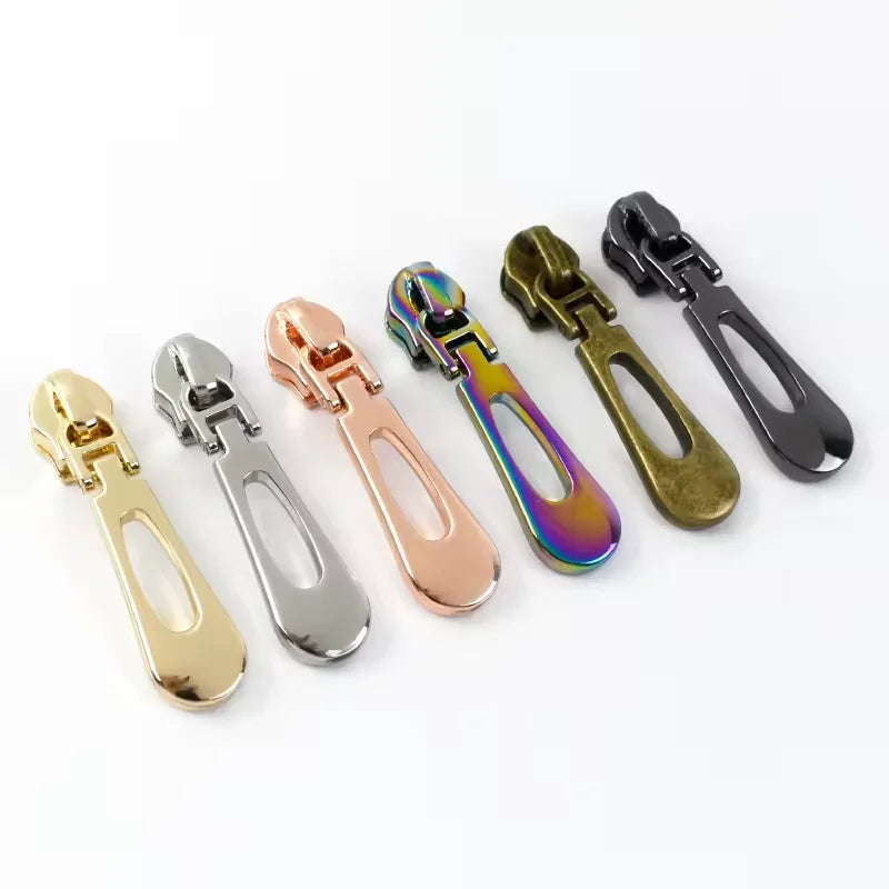 New Arrivals Accessories Bag Metal Zipper Slider Bag Alloy Zipper Puller Handbags Nylon Metal Zippers Slider Head