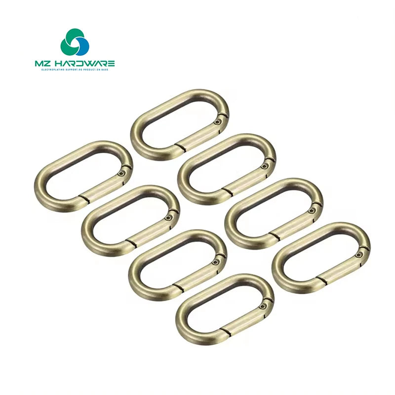Good Quality Carabiner Metal Spring Key Ring Bag O Ring Buckle Carabiner Snap Spring Hook