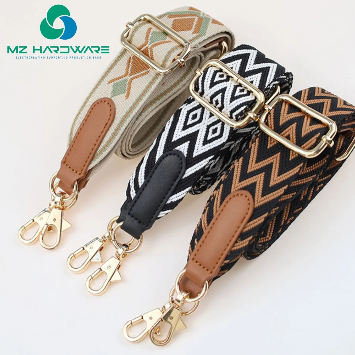 MZ High Quality Shiny Spring Snap Hook Bag Strap Hook Stainless Steel Swivel Snap Hook for Handbag Swivel